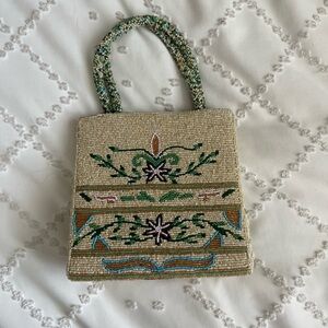 Christiana beaded clutch